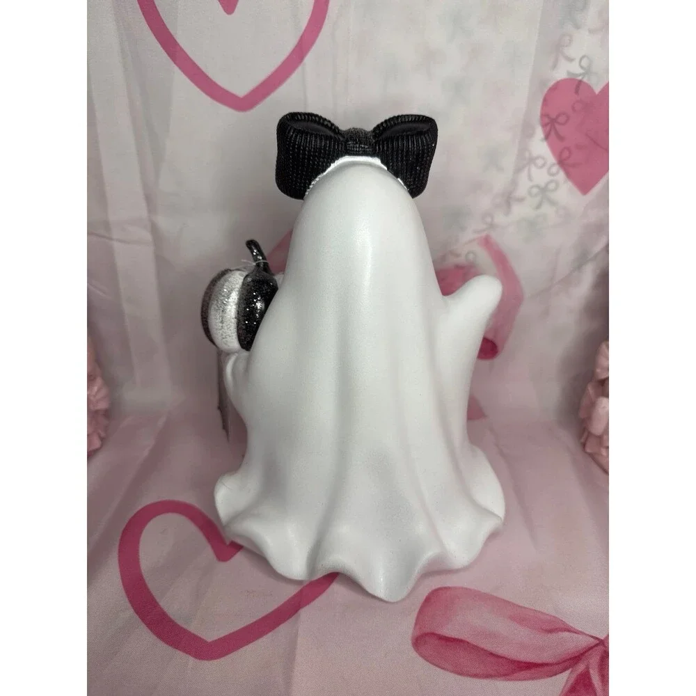 Halloween Bella Lux Ghost with Jeweled Bow